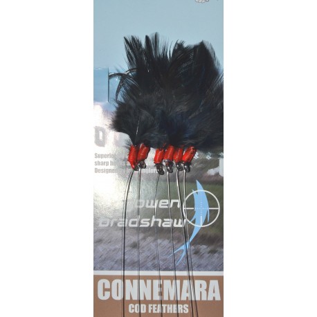 Gowen and Bradshaw Connemara 6hk Black Cod Feather 2/0 henrys