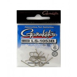 Gamakatsu LS1053  Bronzed Eyed Hooks 10 Pack