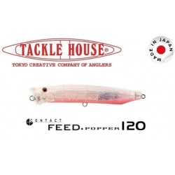 Tackle House Feed Popper 120 Clear  HG Pearl No 4