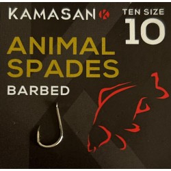 Kamasan Animal Spades Barbed Nickel  Hooks