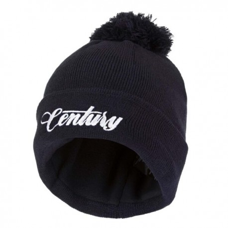 Century NG Beanie With Bobble Navy Blue henrys