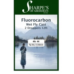 Sharpes Of AberdeenFluorocarbon Wet Fly Casts 2 Droppers