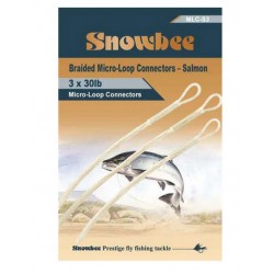 Snowbee Braided Salmon Loop Connectors Clear