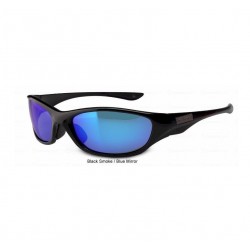Flying Fisherman Cabo polarised Sunglasses Black Smoke Blue Mirr