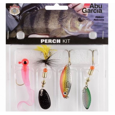 Abu Garcia Abu Garcia Lure Spinner Plug Fishing Kit with Trace    Perch,Pike Trout 