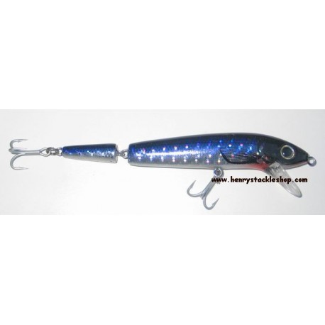 Shamrock Shallow Bass Jointed Lure Blue Scale henrys