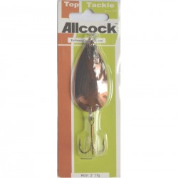 Allcock Extra Heavy 2" Copper & Silver Spoon
