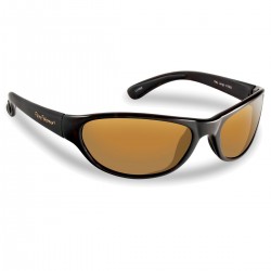 Flying Fisherman Polarised Sunglasses Key Largo Black Amber