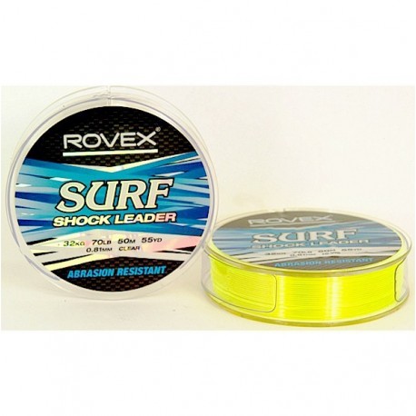 Rovex Surf Shock Leader Yellow 150m henrys