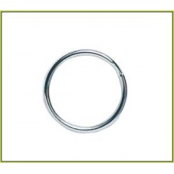 Mustad Round Nickel Split Rings