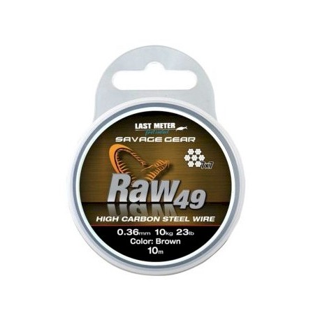 Savage Gear Raw 49 Strand Wire Brown henrys