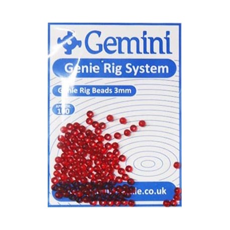 Gemini 3mm Red Beads henrys