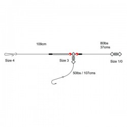Tronix Pro 1 Hook Clipped Traces