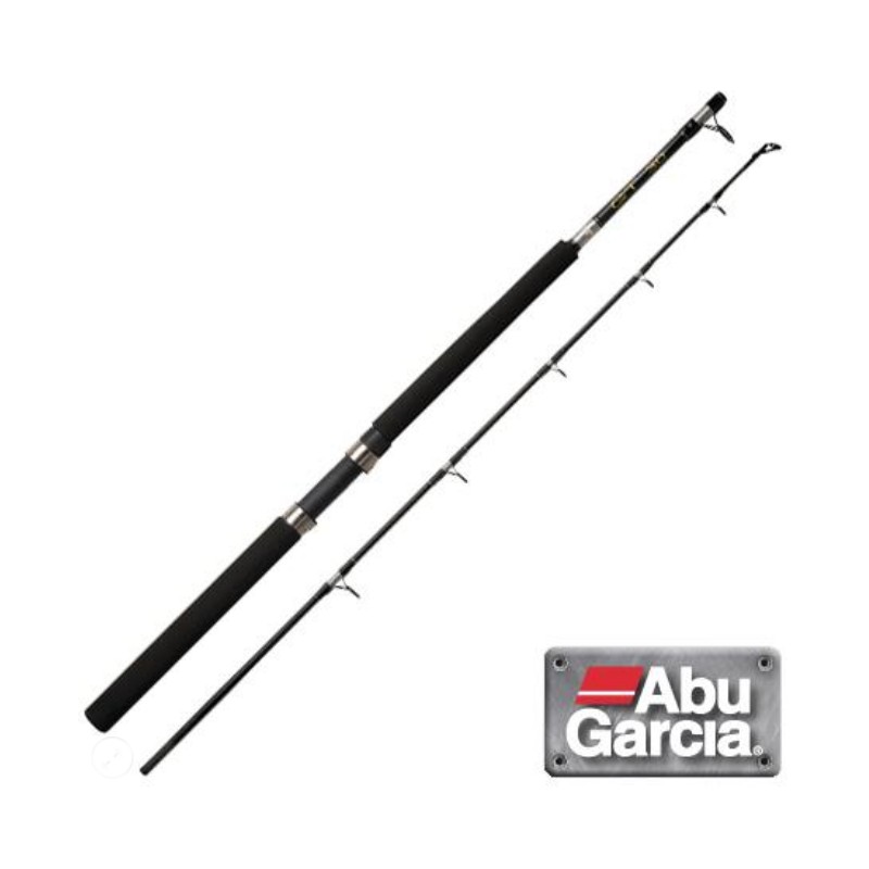 2 x Boat Fishing Rods & Reels Abu Garcia GT 30 Boat Rod & JD500 Multiplier Reel 