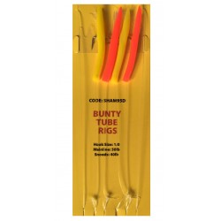 Shamrock Bunty Tube Rigs Twin Colour Orange Yellow