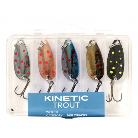 Kinetic Trout Spoon Kit 5pcs henrys