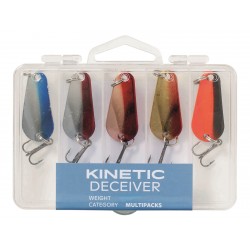 Kinetic Deceiver Trout n Perch Spoon Kit 5pcs