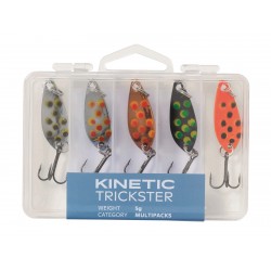 Kinetic Trickster Trout Lure Kit 5pcs