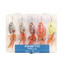 Kinetic Frille Feather Spinner Kit 5pcs