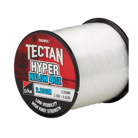 Dam Tectan Hyper Nylon  Line 1/4lb Bulk Spools Clear henrys